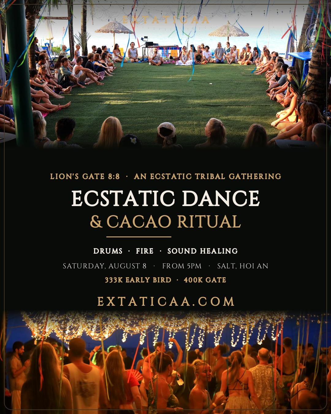 Lion's Gate 8:8: Ecstatic Dance & Cacao Ritual