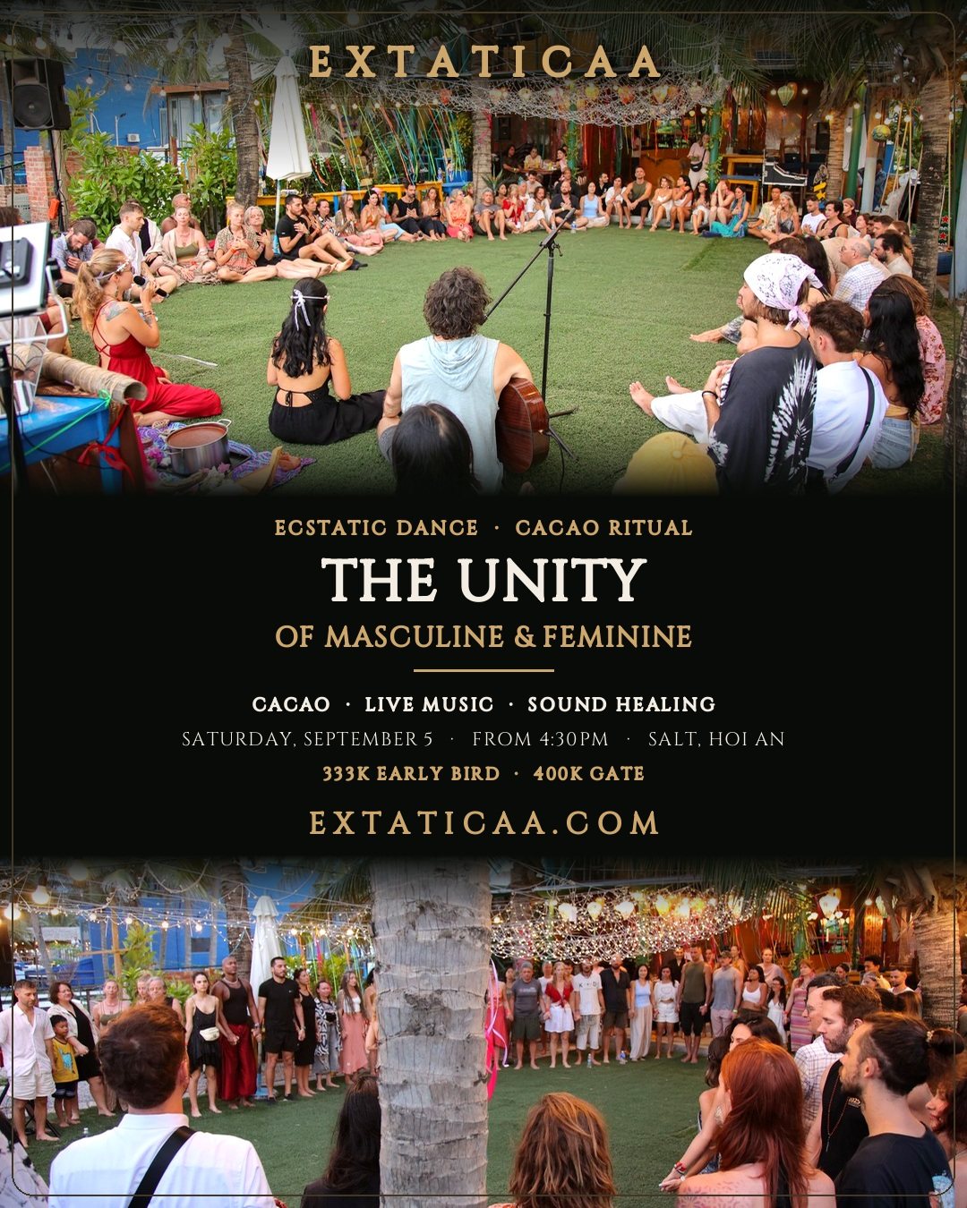 THE UNITY of Masculine & Feminine: Ecstatic Dance & Cacao Ritual